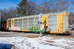 A CPKC autorack rolls across Snake Hill Road